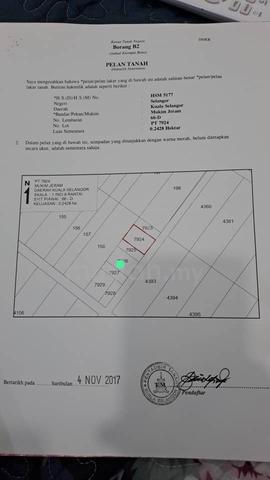 Lot GERAN INDIVIDU di Jln Rizab Yaacob Kg Bkt Kuching Tgh Jeram diJual 1