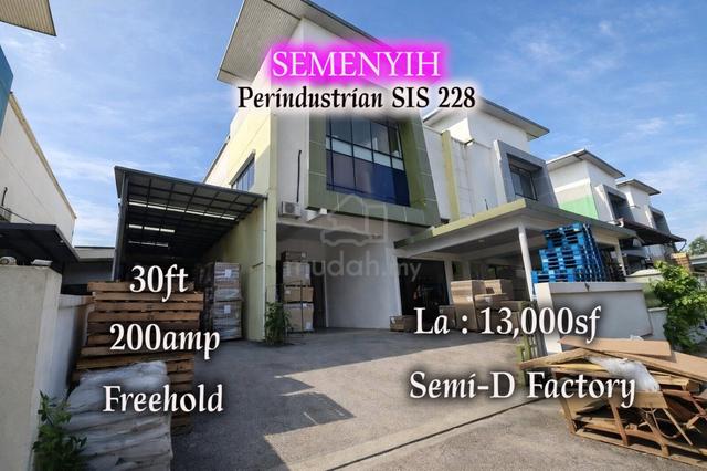 Semenyih Beranang Kawasan Perindustrian SIS 228 Freehold 2sty Factory 1