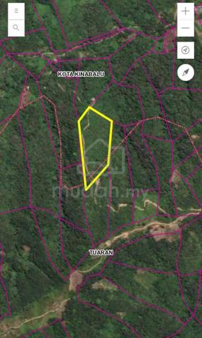 Tanah 9.53 ekar di Kiulu 1