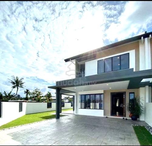 Enstek Corner Extra Land 20ft Price Below 500k, (40x70 Freehold G&G) 1