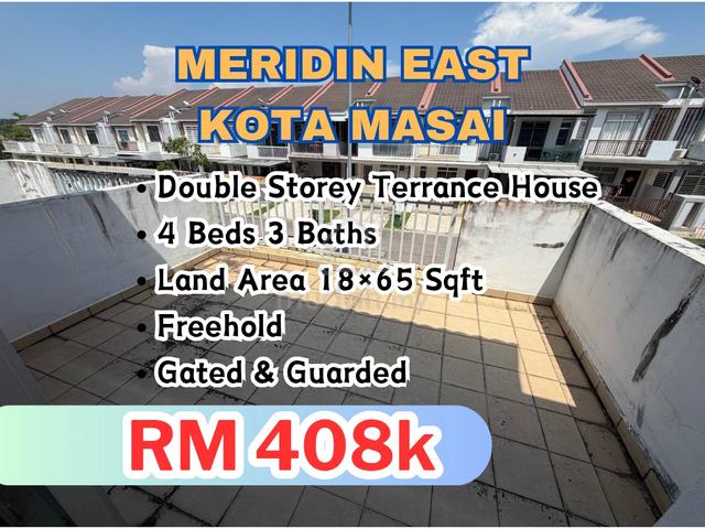 Full Loan ‼️ Meridin East Double Storey Terrance House Unit For Sale 1