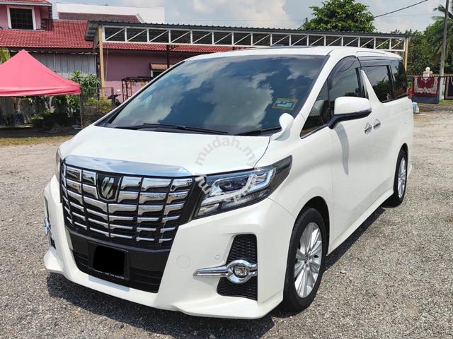 toyota alphard 2.5 s a package type black a