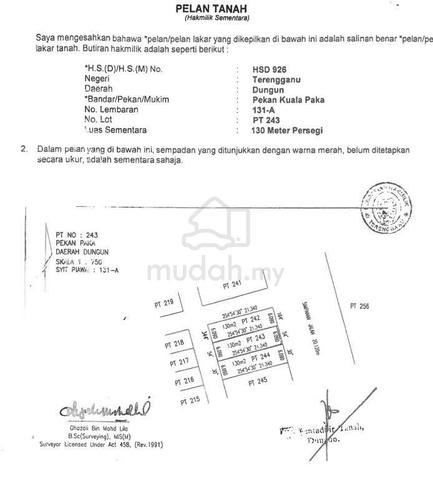 Lot Kedai 3 Tingkat - Pusat Niaga Paka 1