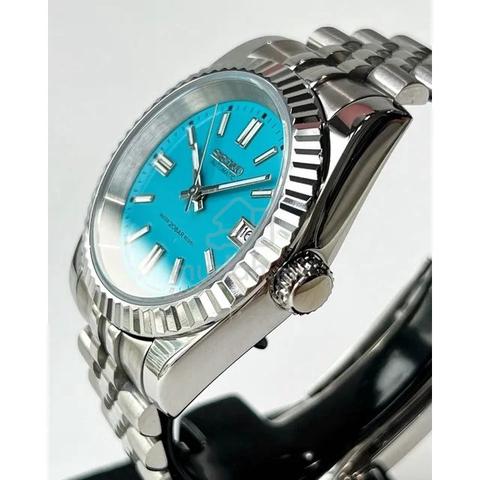Custom S. Mod Blue DateJust 36mm Automatic Watch - photo 6 of 6