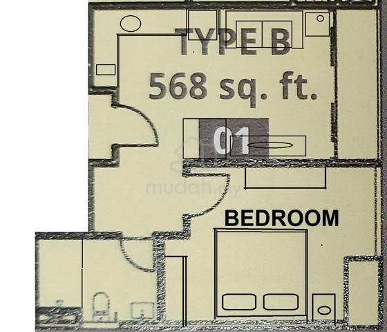 corner unit mid floor KLCC Summer Suites 2