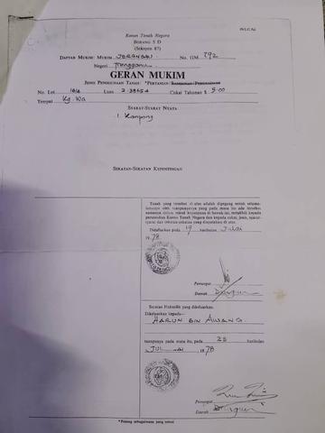 Tanah Pertanian 2.38 Acre Untuk Dijual 1
