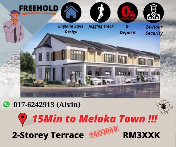 [FULL LOAN] Freehold Double Storey Terrace Tanjung Kling Gated Klebang 1