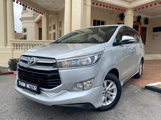 2017 Toyota INNOVA 2.0 G (A) 4 YEAR WRRTY 7 SEAT - 2