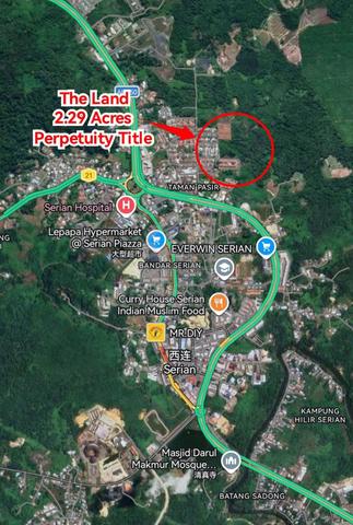 2.29 Acres Development Land (Perpetuity) @ 38th Mile, Bandar Serian 1