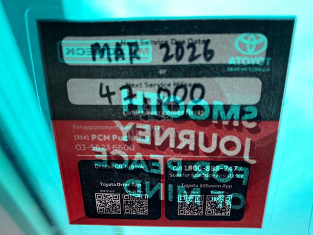 2018 Toyota INNOVA 2.0 G (A) Warranty Svc Toyota - 5