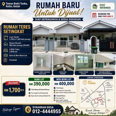 Kulim Terrace Single Storey House 1