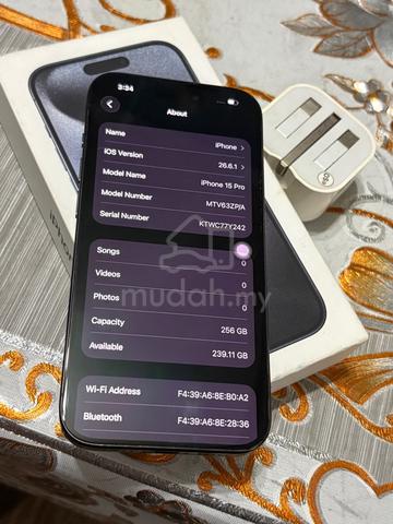 Iphone 15 Pro Blue Titanium 256gb - photo 3 of 4