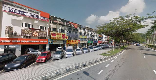 taman keramat permai- AU-setiawangsa 4 sty shoplot-facing main road 1