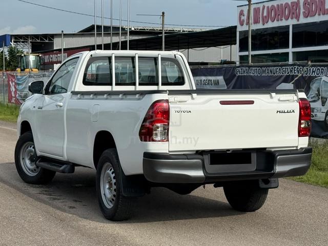 2021 Toyota HILUX 2.4 MT SINGLE CAB (M) 4X4 TIPTOP - 2