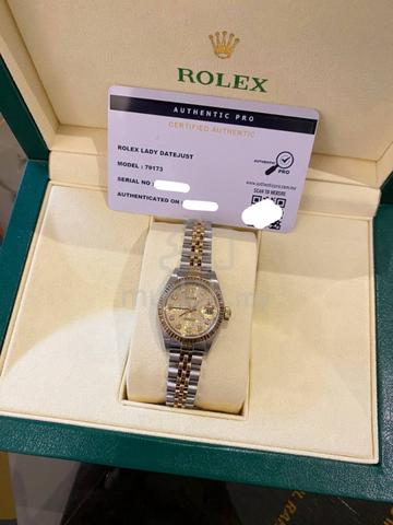Rolex Lady Datejust 26 Half 18K 750 Yellow Gold Ju - photo 3 of 6