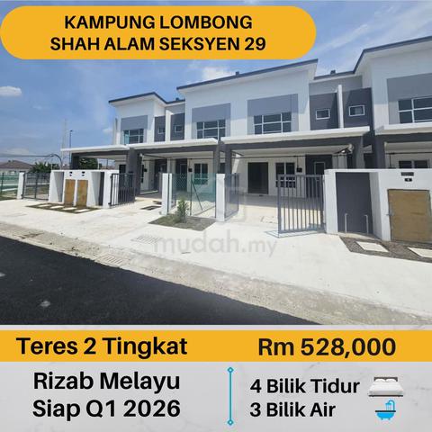 Rumah Teres 2 Tingkat Siap Masuk Kampung Lombong 1
