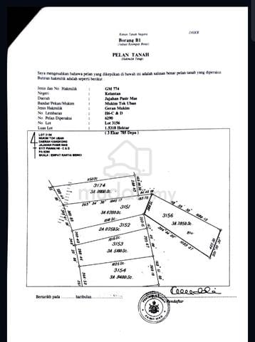 Tanah Rong Chenok Pasir Mas. 1