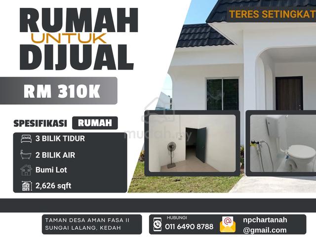 Rumah Siap Renovate - Taman Desa Aman Fasa II Sungai Lalang, Kedah 1