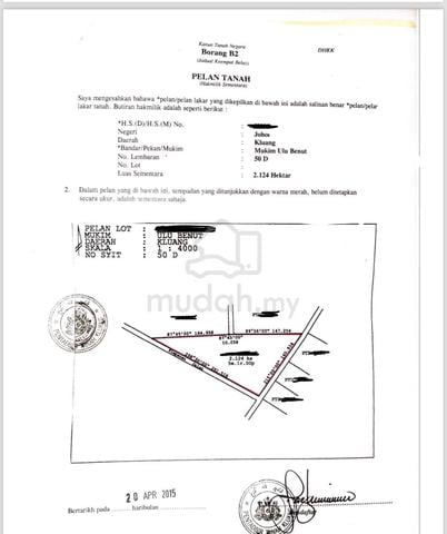 Tanah Untuk Dijual | Tanah Pertanian Tepi Highway 1