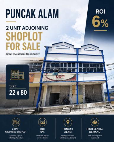 ROI 6% Taman Industri Alam Jaya Bandar Puncak Alam 1