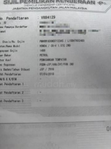 2019 Honda CR-V 1.5 TC 2WD (A) FULL SERVICE RECORD - 5