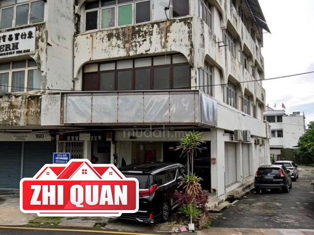Ground Floor CORNER Unit JALAN Gurdwara 1774sf GEORGETOWN mainroad 1