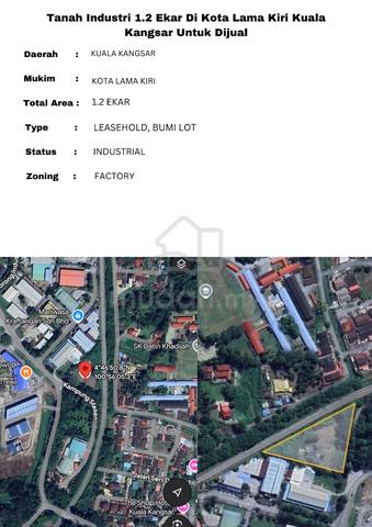 INDUSTRIAL LAND Kota Lama Kiri, Perak 1