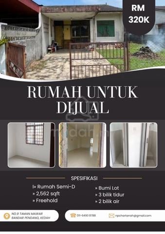 Rumah Murah Untuk Dijual|Taman Mawar 1