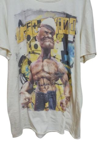 136.Made In Italy Graphic Print Popeye T-Shirt Siz - photo 3 of 6