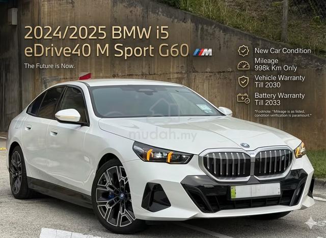 2024/25 BMW i5 eDRIVE40 MSPORT G60 (Mineral White) - 1