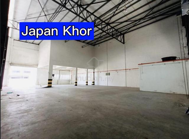 1.5-Storey Semi-Detached Factory Warehouse for Rent – Valdor Jawi 1