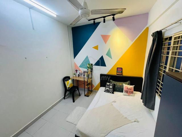 FEMALEROOM, Kemuning Aman Apartment, Seksyen32, Shah Alam, Bukit Rimau 1