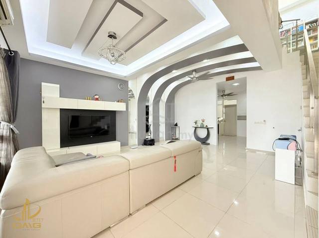Fully Extended!! Big Build Up Setia Indah 10 2 Storey House Setia Alam 1