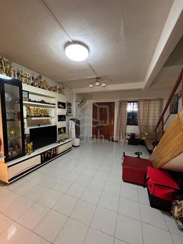 full loan tmn johor jaya JLN SEROJA 2 storey LOW COST reno extended 1