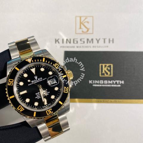 submariner half gold black