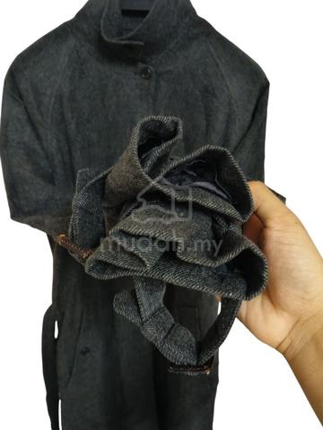 135.Margaret Howell Vintage Charcoal Grey Wool Lon - photo 3 of 6