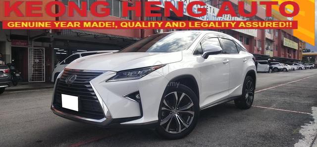 2017 Lexus RX200T 2.0 LUXURY (A) 80K KM 2YRS-WRRTY - 2