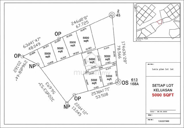 5000sqft/ lot( NT)  1