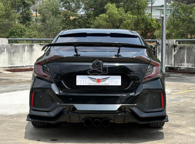 2016 Honda CIVIC 1.5 TC (A) ALL BLACK LOAN KREDIT - 4