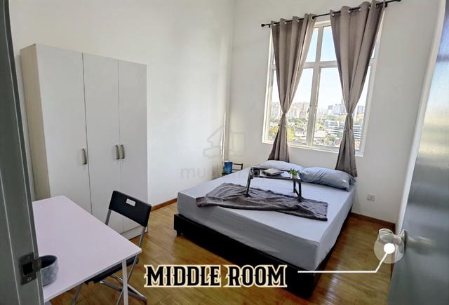 Jelutong Bukit Dumbar Middle Room Full Furnish Near Georgetown 1