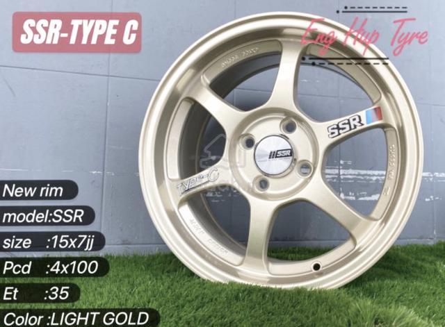 Rim Ssr Type C Silver Light Gold Car Accessories Parts For Sale In