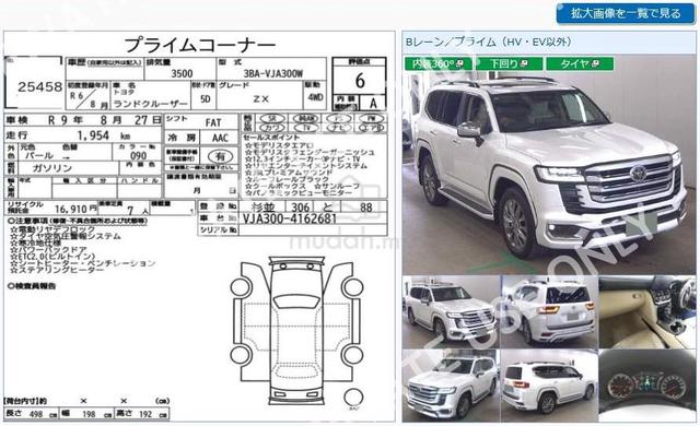 2024 Toyota LANDCRUISER 3.4 ZX Full Spec 1K KM 6A - 3