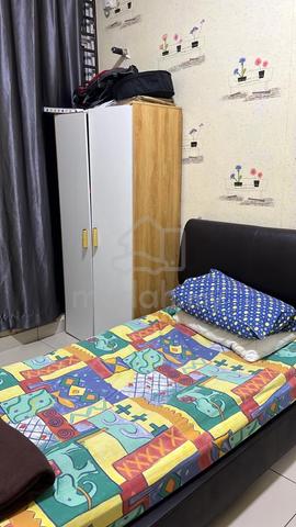 5 mins to CIQ! Downstairs Grocery Mosque Bus-Stand!Medium Room FF Rent 1