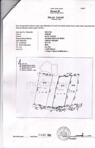 Tanah Tanaman Sawit Serta Rumah 5 Unit Untuk Dijual 1