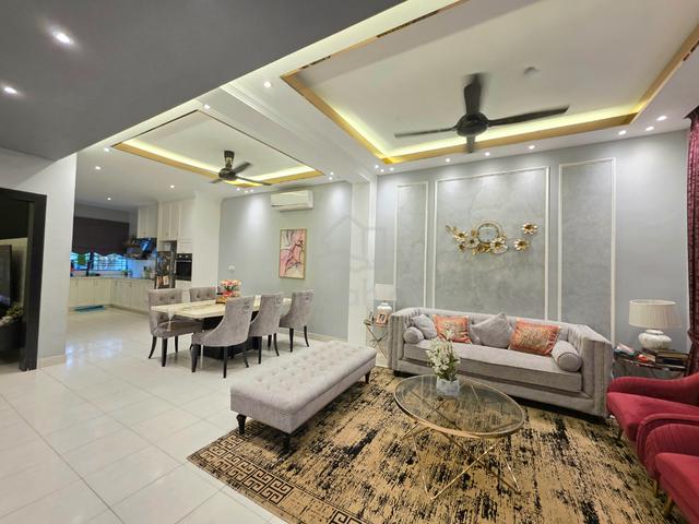 Renovated, partial furnished, gated & guarded, facing open 2