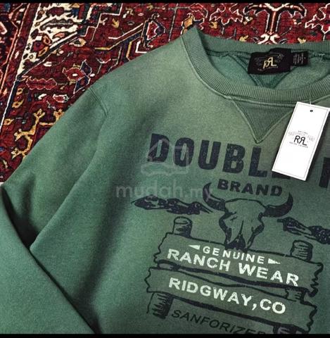 RRL Ralph Lauren Double V Sweatshirt Green Ranch W - photo 5 of 5