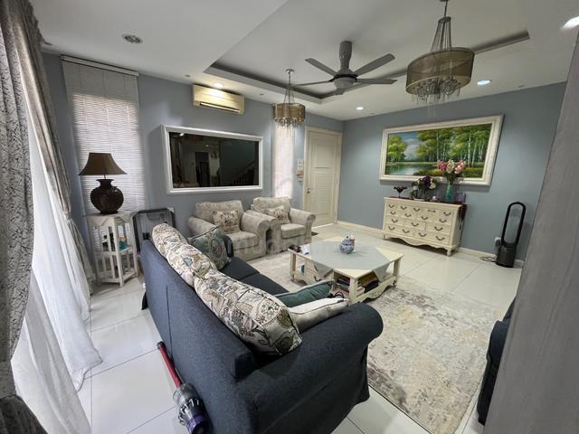 Lovely Fully Extended w Permit Double Storey Semi-D Cluster Cahaya SPK 1