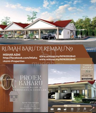 Single Storey Terrace, Taman Nilam, Chengkau, Rembau, Negeri Sembilan 1