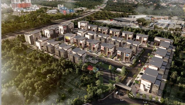 3 Storey Corner Bungalow Factory 2