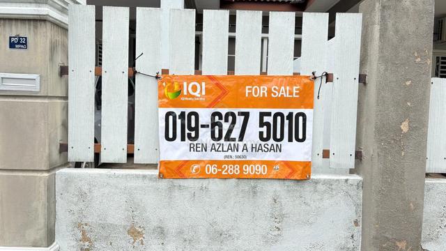 Non Bumi SINGLE STOREY SEMI D for sale -Alor Gajah 1